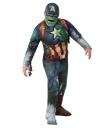 Fantasia de Capitão América Zumbi para Homens