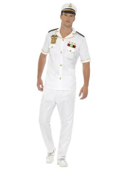 Fantasia de capitão de barco de luxo para meninos