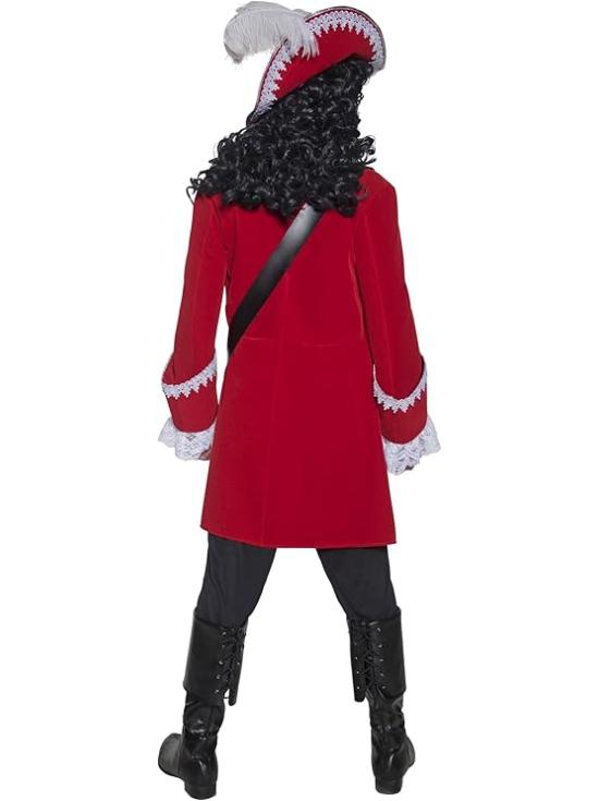 Fantasia de luxo do Capitão Gancho para homens