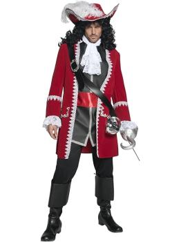 Fantasia de luxo do Capitão Gancho para homens