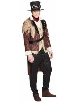 Fantasia de capitão Steampunk adulto