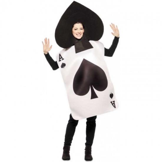 Fato de carta Alice de Ás de Espadas para adulto