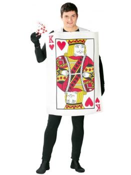 Fantasia de cartão Alice King of Hearts para adulto