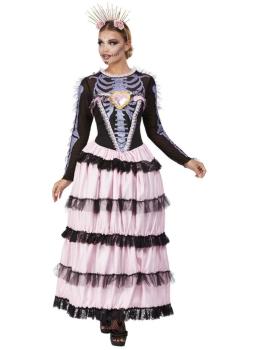 Traje de luxo mexicano Death Catrina