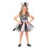 Fantasia de zebra com tutu infantil