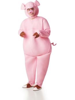 🐷 Fantasia de Porquinho Gordinho Adulto