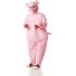 🐷 Fantasia inflável de porco gordinho para adultos