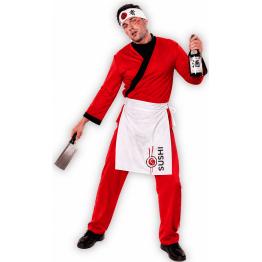 Fantasia de Chef de Sushi para Homens
