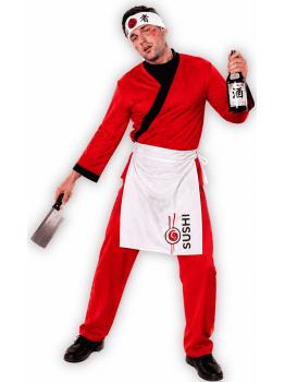 Fantasia de Chef de Sushi para Homens