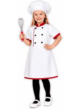 Fantasia de Chef Infantil para Meninas
