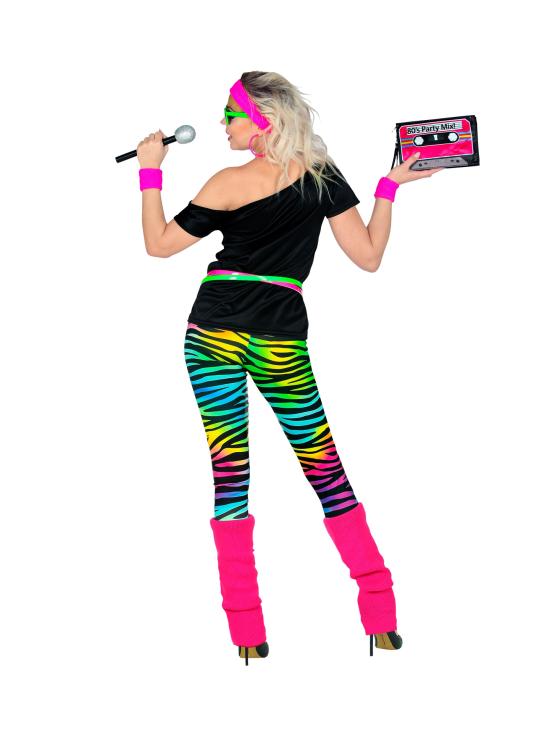 Fantasia feminina estilo anos 80