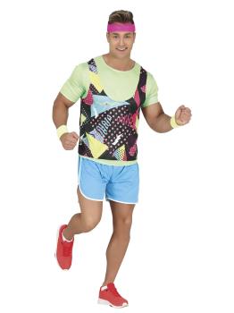 Fato de menino esportivo dos anos 80 para homem