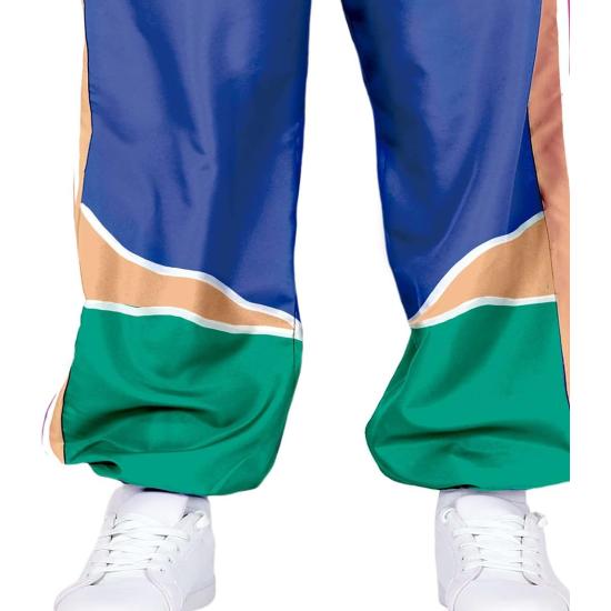 Fato de treino de ginasta dos anos 80 para homens adultos **