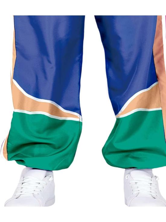 Fato de treino de ginasta dos anos 80 para homens adultos **
