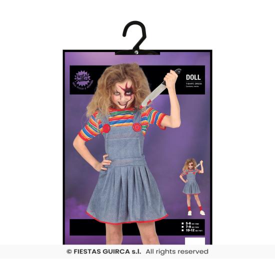 Fato de Chucky diabólico para menina