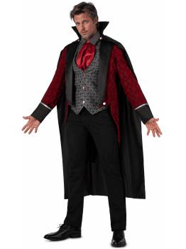 Fantasia elegante de Conde Drácula para homens