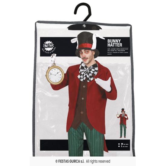 Fato de coelho chapeleiro para homem