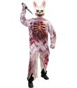 Fantasia de Coelho Zumbi Adulto de Terror – Animal Sangrento para o Halloween