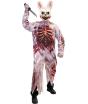 Fantasia de Coelho Zumbi Adulto de Terror – Animal Sangrento para o Halloween