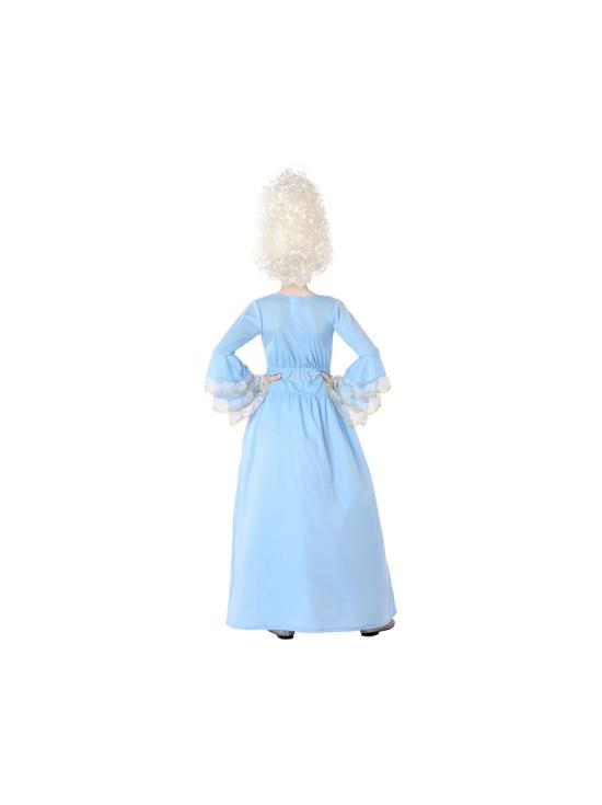 Fato de Cortesã Azul para Menina