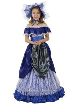 Fantasia de senhora do sul da época infantil