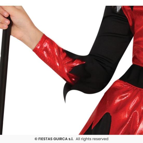 Fato de Diabo do Inferno para menina