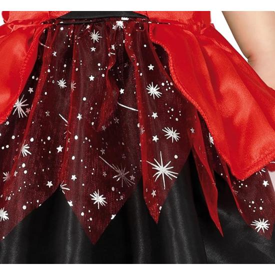 Fato de diabo vermelho para bebé