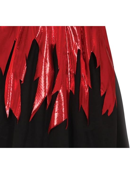 Fantasia de Diabo para Mulher - Inclui Faixa de Cabeça e Vestido