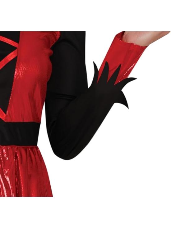 Fantasia de Diabo para Mulher - Inclui Faixa de Cabeça e Vestido