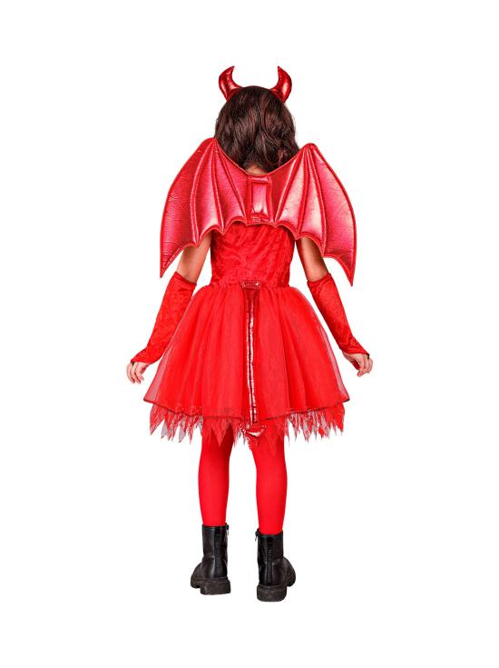 Fato de Asas do Diabo para menina