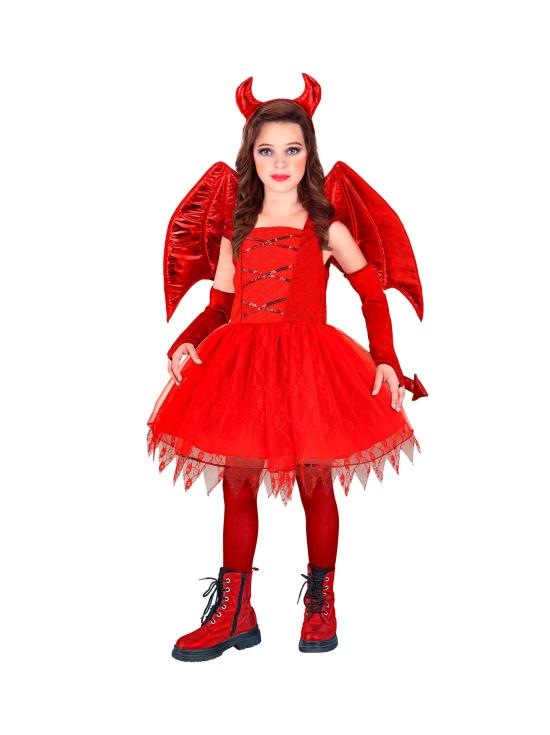 Fato de Asas do Diabo para menina