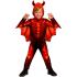 Fantasia Infantil de Diabo de Fogo – Macacão, Capuz e Asas