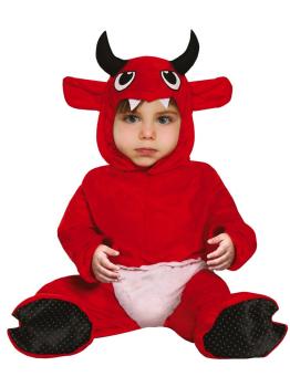 Fantasia de diabo vermelho para bebê