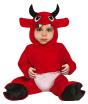 Fantasia de diabo vermelho para bebê