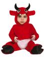 Fantasia de diabo vermelho para bebê