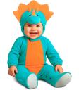 Fantasia de dinossauro para bebês de 1 a 2 anos - Inclui macacão e capuz