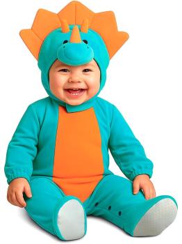 Fantasia de dinossauro para bebês de 1 a 2 anos - Inclui macacão e capuz