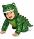 Fantasia de dinossauro divertida e original para bebês.