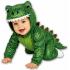 Fantasia de dinossauro divertida e original para bebês.