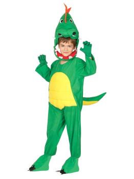 Fato de dinossauro tamanho infantil