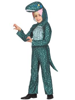 Fato de dinossauro Velociraptor para menino