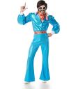 🕺 Fantasia Disco Azul Masculina Anos 70