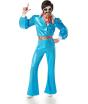 🕺 Fantasia Disco Azul Masculina Anos 70