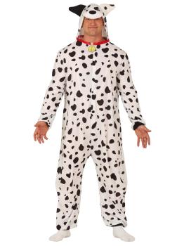 Pijama com estampa de dálmata para adultos