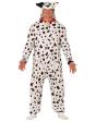 Pijama com estampa de dálmata para adultos