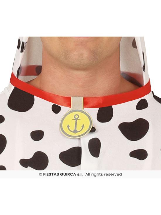 Pijama com estampa de dálmata para adultos