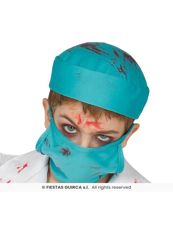 Disfraz de doctor zombie para niño