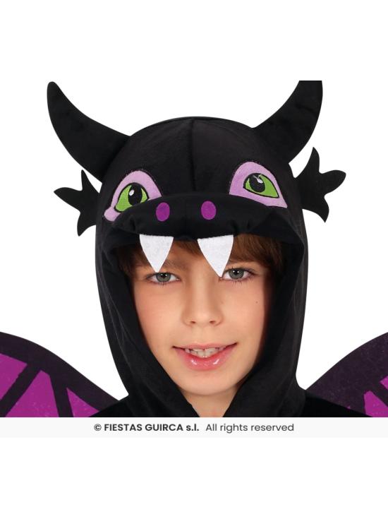Fantasia Infantil Dragão Negro