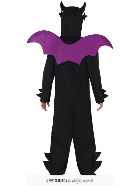 Fantasia Infantil Dragão Negro
