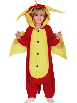 Fato de dragão vermelho Pokémon infantil